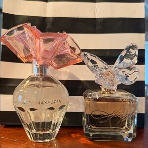 BCBGMAXAZRIA and Dolly Perfume Set Vanity Display 3.4 oz each!